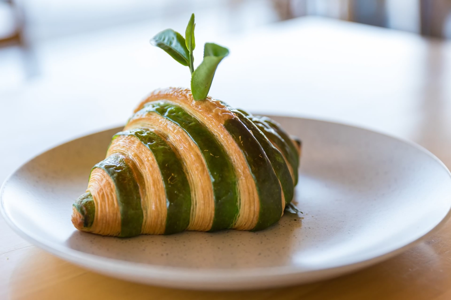 Matcha Green Tea Croissant